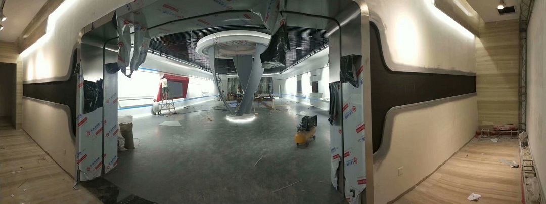 張家港保稅科技展館室內(nèi)P3全彩完美點亮！