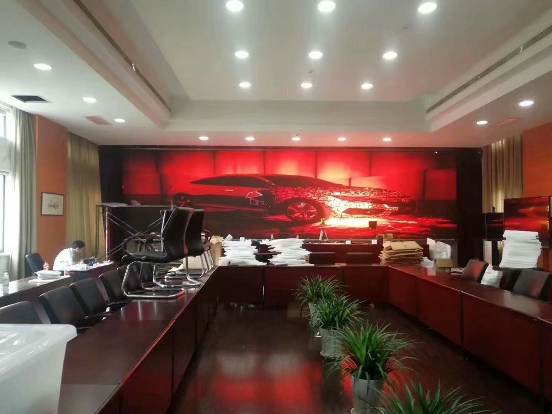 蘇州政法委P1.875小間距LED顯示屏完美點亮！